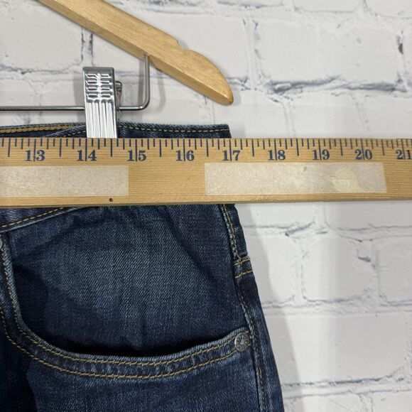 Timberland Baggy Denim Jeans Men Size 34 X 33 Dark Blue Boot Cut Western Pants - Picture 9 of 15